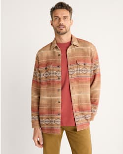 MEN'S DOUBLESOFT DRIFTWOOD SHIRT IN TAN BEACON ROCK image number 1