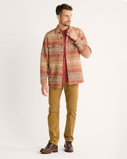 ALTERNATE VIEW OF MEN'S DOUBLESOFT DRIFTWOOD SHIRT IN TAN BEACON ROCK image number 4