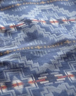 ALTERNATE VIEW OF MEN'S DOUBLESOFT DOVER QUARTER ZIP IN NAVY HARDING STAR image number 5