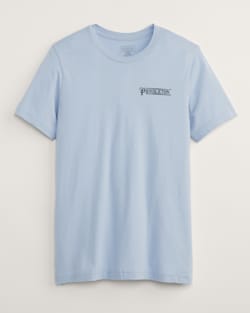 ALTERNATE VIEW OF MEN'S OREGON GRAPHIC TEE IN LIGHT BLUE/GOLD image number 2