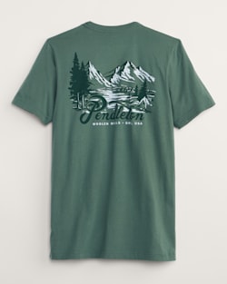 ALTERNATE VIEW OF MEN'S MOUNTAIN PASS GRAPHIC TEE IN PINE/FOREST image number 2