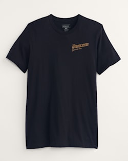 ALTERNATE VIEW OF MEN'S RODEO HAT GRAPHIC TEE IN BLACK/GOLD image number 2