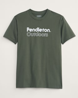 MEN'S PENDLETON OUTDOORS GRAPHIC TEE IN CYPRESS/WHITE image number 1