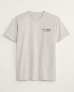 ALTERNATE VIEW OF MEN'S MOUNTAIN TOP GRAPHIC TEE IN BONE/BROWN image number 2