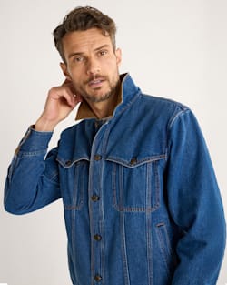 ALTERNATE VIEW OF MEN'S CULVER DENIM JACKET IN HARDING STAR image number 4