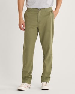 MEN'S SKYLER COTTON/LINEN PANTS IN GREEN image number 1