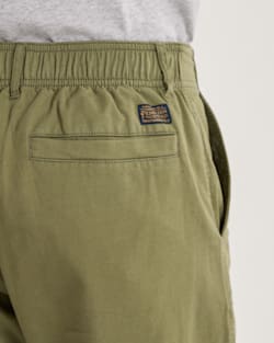 ALTERNATE VIEW OF MEN'S SKYLER COTTON/LINEN PANTS IN GREEN image number 6