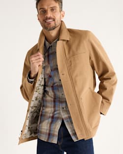 MEN'S WARREN CANVAS JACKET IN DOE image number 1