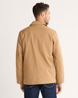 ALTERNATE VIEW OF MEN'S WARREN CANVAS JACKET IN DOE image number 2