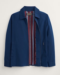 ALTERNATE VIEW OF MEN'S LEON WINDBREAKER IN BLUE CLOUD image number 6