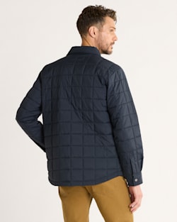 ALTERNATE VIEW OF MEN'S ARROYO CRINKLE QUILTED SHIRT JACKET IN MIDNIGHT image number 2