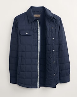 ALTERNATE VIEW OF MEN'S ARROYO CRINKLE QUILTED SHIRT JACKET IN MIDNIGHT image number 6