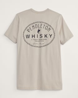 MEN'S PENDLETON WHISKY ROPE LOGO GRAPHIC TEE IN TAN/CHARCOAL image number 1