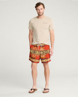 ALTERNATE VIEW OF HIGHLAND PEAK SHORESIDE PACK-N-GO SWIM TRUNKS IN HIGHLAND PEAK image number 2