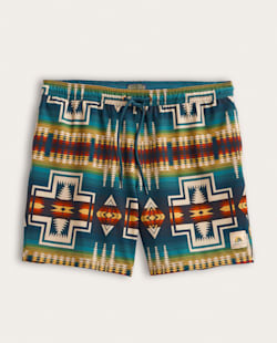 ALTERNATE VIEW OF HARDING SHORESIDE PACK-N-GO SWIM TRUNKS IN CENTURY HARDING image number 5