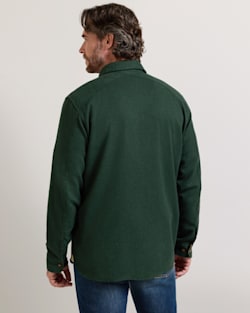 ALTERNATE VIEW OF MEN'S FREMONT COTTON FLANNEL SHIRT IN ELM DONEGAL HEATHER image number 2