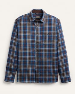 MEN'S PLAID COTTON FREMONT FLANNEL SHIRT IN NAVY MULTI image number 1
