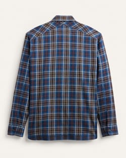 ALTERNATE VIEW OF MEN'S PLAID COTTON FREMONT FLANNEL SHIRT IN NAVY MULTI image number 2