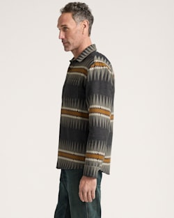 ALTERNATE VIEW OF MEN'S SAWTOOTH COTTON CHAMOIS SHIRT IN CHARCOAL image number 3