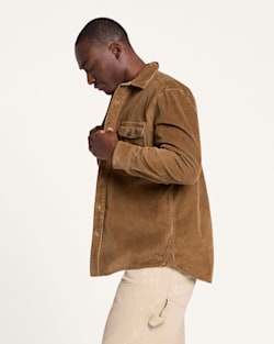 ALTERNATE VIEW OF MEN'S BELMONT CORDUROY SHIRT JACKET IN COFFEE image number 3