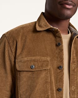 ALTERNATE VIEW OF MEN'S BELMONT CORDUROY SHIRT JACKET IN COFFEE image number 4