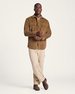 ALTERNATE VIEW OF MEN'S BELMONT CORDUROY SHIRT JACKET IN COFFEE image number 6
