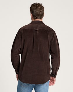 ALTERNATE VIEW OF MEN'S BELMONT CORDUROY SHIRT JACKET IN DARK BROWN image number 2