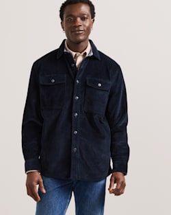 ALTERNATE VIEW OF MEN'S BELMONT CORDUROY SHIRT JACKET IN NAVY image number 4