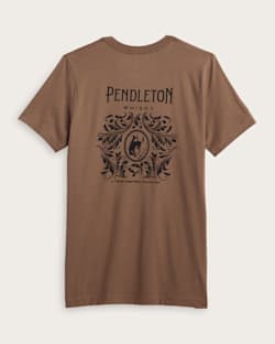 MEN'S PENDLETON SADDLE GRAPHIC TEE IN VINTAGE BROWN/BLACK image number 1