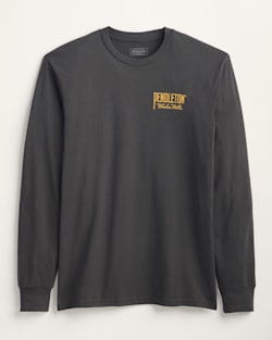 ALTERNATE VIEW OF MEN'S LONG-SLEEVE ORIGINAL WESTERN GRAPHIC TEE IN VINTAGE BLACK/GOLD image number 2
