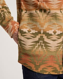ALTERNATE VIEW OF SEDONA COTTON CHAMOIS DRIFTWOOD SHIRT IN OLIVE image number 5