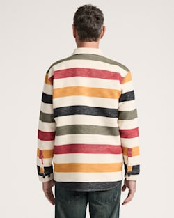 ALTERNATE VIEW OF GLACIER COTTON CHAMOIS DRIFTWOOD SHIRT IN GLACIER STRIPE image number 2