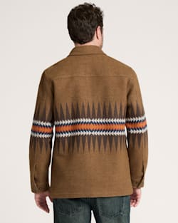ALTERNATE VIEW OF SAWTOOTH RIDGE WOOL FIELD JACKET IN BROWN image number 2