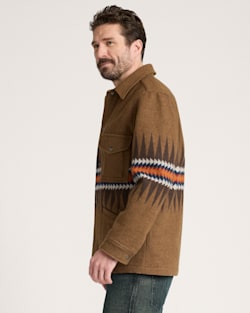 ALTERNATE VIEW OF SAWTOOTH RIDGE WOOL FIELD JACKET IN BROWN image number 3