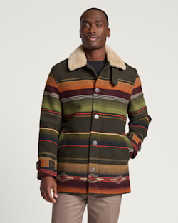 MEN'S TUMALO RIDGE DAYTON WOOL COAT IN OLIVE MULTI image number 1