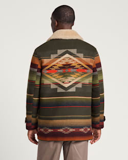 ALTERNATE VIEW OF MEN'S TUMALO RIDGE DAYTON WOOL COAT IN OLIVE MULTI image number 2