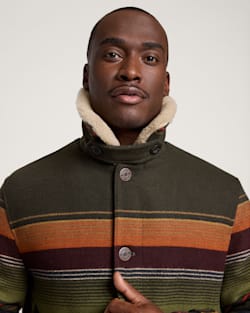 ALTERNATE VIEW OF MEN'S TUMALO RIDGE DAYTON WOOL COAT IN OLIVE MULTI image number 4