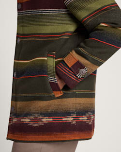 ALTERNATE VIEW OF MEN'S TUMALO RIDGE DAYTON WOOL COAT IN OLIVE MULTI image number 5