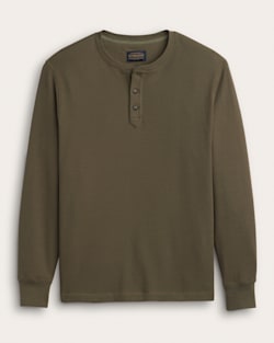 MEN'S LONG-SLEEVE WAFFLE-KNIT COTTON HENLEY | Pendleton