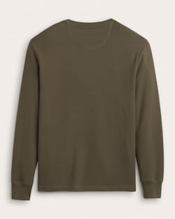 【DISCERNMENT】Dream waffle loose-fit knit MEN'S LONG-SLEEVE WAFFLE-KNIT COTTON HENLEY | Pendleton