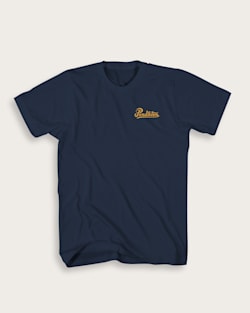ALTERNATE VIEW OF MEN'S RANCH LOGO GRAPHIC TEE IN NAVY/GOLD image number 2
