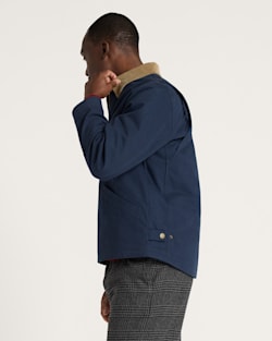 ALTERNATE VIEW OF MEN'S TAHOMA CANVAS TRUCKER JACKET IN NAVY image number 3