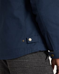 ALTERNATE VIEW OF MEN'S TAHOMA CANVAS TRUCKER JACKET IN NAVY image number 5