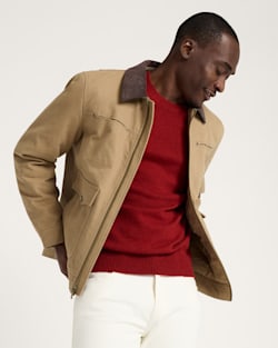 MEN'S CARSON CITY CANVAS RANCH COAT IN OLD OAK image number 1