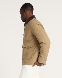 ALTERNATE VIEW OF MEN'S CARSON CITY CANVAS RANCH COAT IN OLD OAK image number 3