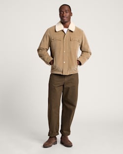 ALTERNATE VIEW OF MEN'S SEABECK CORDUROY TRUCKER JACKET IN OLD OAK image number 6