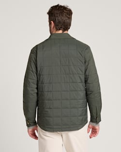ALTERNATE VIEW OF MEN'S ARROYO CRINKLE QUILTED SHIRT JACKET IN ROSIN image number 2