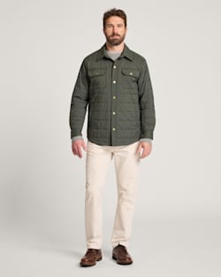 ALTERNATE VIEW OF MEN'S ARROYO CRINKLE QUILTED SHIRT JACKET IN ROSIN image number 5