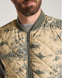 ALTERNATE VIEW OF MEN'S WILDWOOD REVERSIBLE VEST IN NORTHWEST TREES image number 6