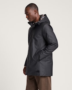 ALTERNATE VIEW OF MEN'S PACIFIC RAIN SLICKER IN BLACK image number 3